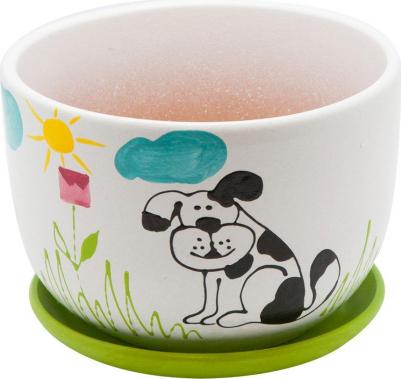 Керамический горшок собака BH-10-4