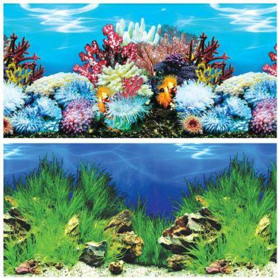 Фон для аквариума У берегов Австралии/Холмистая долина 30х60см – фото 1