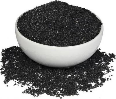 Грунт аквариумный, натуральная гранитная крошка, черный песок, фракция 1-2 мм, 2кг – фото 1