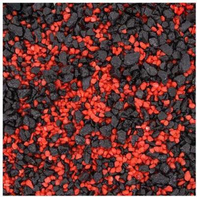 Грунт Бордо+Черный 3-5 мм, 2,7 кг – фото 1