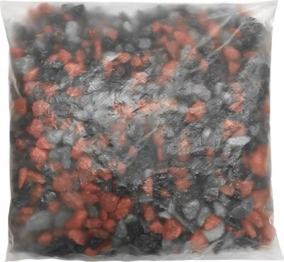 Грунт для аквариума Вулканическая лава, натуральный камень, фракция 5-10 мм, 1 кг