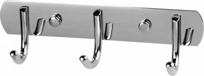 Вешалка-крючок на планке, 3 шт – фото 2