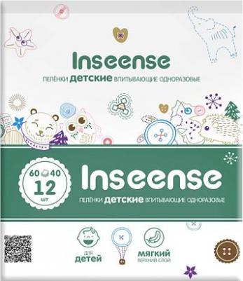 Детские одноразовые пеленки 60x40, 12 шт – фото 1