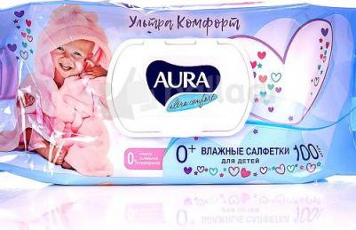 Салфетки влажные Ultra Comfort детские с экстрактом алоэ и вит Е, 100шт – фото 4