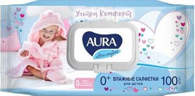 Салфетки влажные Ultra Comfort детские с экстрактом алоэ и вит Е, 100шт – фото 8