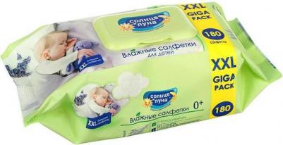 Влажные салфетки детские 180 штук в упаковке – фото 5