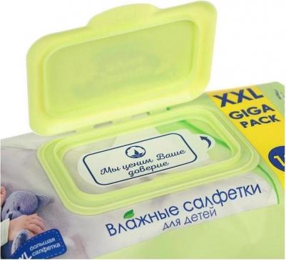 Влажные салфетки детские 180 штук в упаковке – фото 9