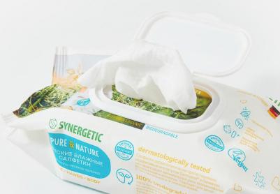Влажные салфетки Pure&Nature 0+, Пантенол и овсяное молочко, 90 шт – фото 3