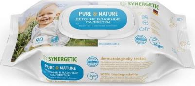 Влажные салфетки Pure&Nature 0+, Пантенол и овсяное молочко, 90 шт – фото 7