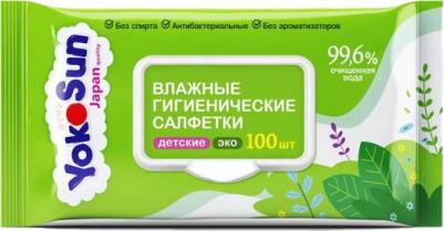 Влажные гигиенические салфетки Eco, 100шт – фото 9