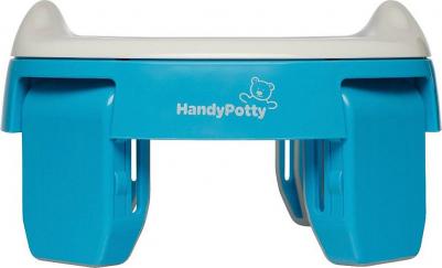 Дорожный горшок и насадка на унитаз HandyPotty (РФ) голубой – фото 7