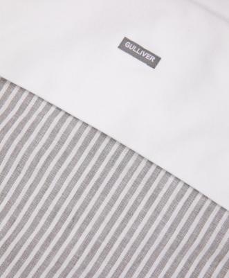 Конверт утепленный для сна в коляске или кроватке серый (One size) – фото 2