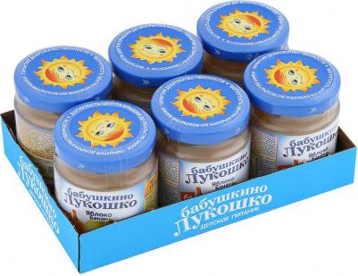 банан-яблоко, 100 г (детское пюре) – фото 1