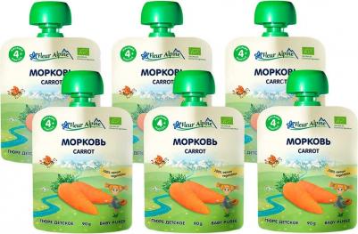 морковь, 90 г (детское пюре) – фото 8