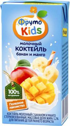 банан-манго, 200 мл (молочный коктейль) – фото 1