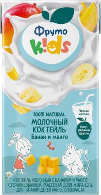 банан-манго, 200 мл (молочный коктейль)