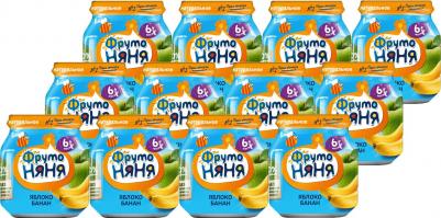 банан-яблоко, 100 г (детское пюре) – фото 12