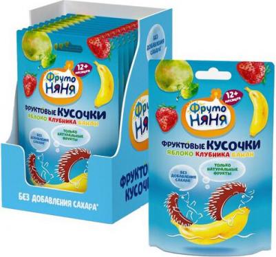 банан-яблоко, клубника, 15 г (детское пюре) – фото 9