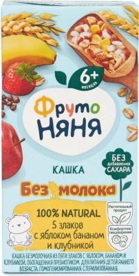 безмолочная, овсяная-злаковая, банан-яблоко, клубника, со злаками, 200 г – фото 1
