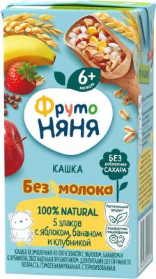 безмолочная, овсяная-злаковая, банан-яблоко, клубника, со злаками, 200 г – фото 6