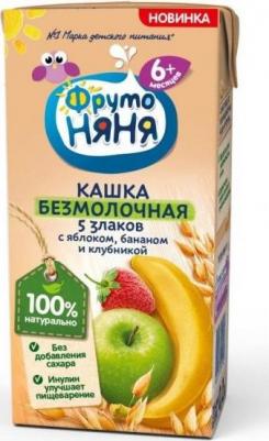 безмолочная, овсяная-злаковая, банан-яблоко, клубника, со злаками, 200 г – фото 10