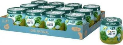 брокколи-кабачок, с фруктами, гипоаллерген., 80 г (детское пюре) – фото 10