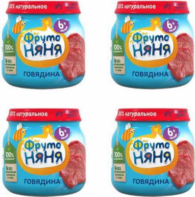 говядина-печень-цыпленок-язык, 80 г (детское пюре)