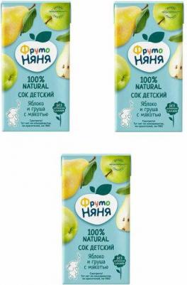 груша-яблоко, 500 мл (сок для детского питания) – фото 17