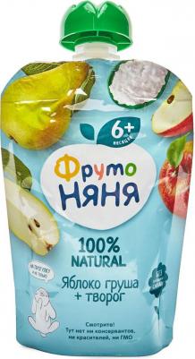 груша-яблоко, с творогом, 90 г (детское пюре) – фото 15