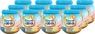 курица-цыпленок, картофель-морковь, с рисом, 100 г (детское пюре)