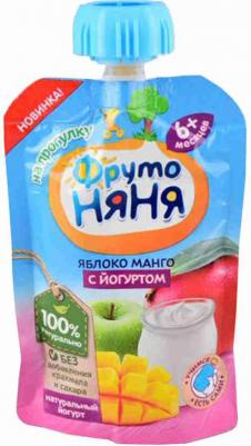 манго-яблоко, с творогом, 90 г (детское пюре) – фото 13