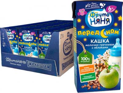 молочная, гречневая, яблоко, с гречкой-с молоком, 200 г