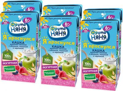 молочная, овсяная, яблоко, малина-черника, 200 г – фото 5