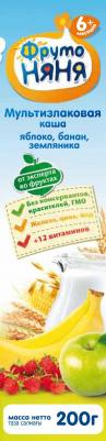 молочная, злаковая, банан-яблоко, земляника, 200 г – фото 5