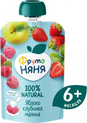 яблоко, клубника-малина, 90 г (детское пюре) – фото 11