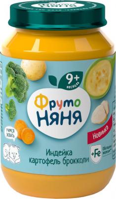 индейка, брокколи-картофель, 190 г (детское пюре)