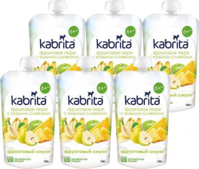 морковь, банан-яблоко, клубника-лесные ягоды, со злаками-со сливками-с ванилью-с какао, 100 г (детское пюре) – фото 5