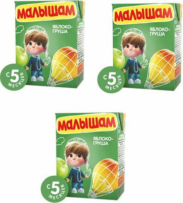 груша-яблоко, 200 мл (нектар для детского питания) – фото 5