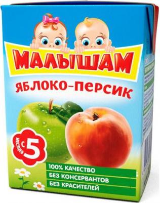 персик-яблоко, 200 мл (нектар для детского питания)
