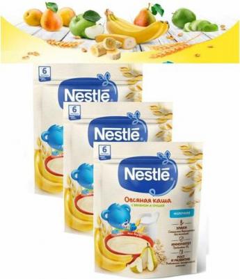 молочная, овсяная, банан-груша, 200 г