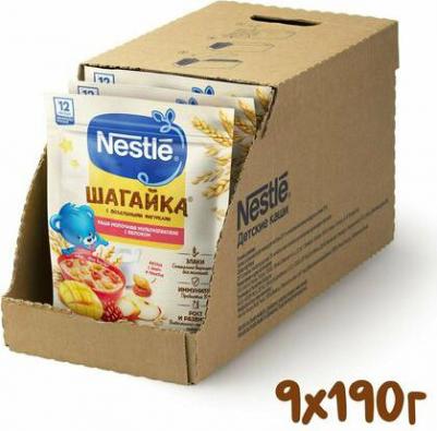 молочная, пшеничная-злаковая, абрикос-гранат-манго-яблоко, со злаками, 190 г – фото 9