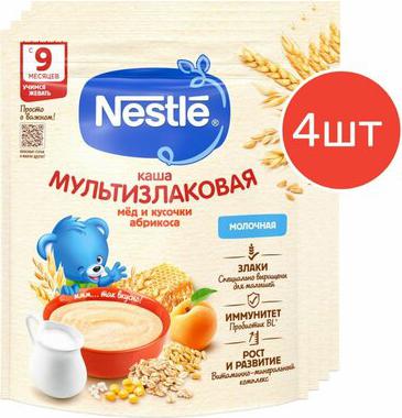 молочная, злаковая, абрикос, со злаками, 200 г – фото 4