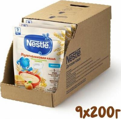 молочная, злаковая, абрикос, со злаками, 200 г – фото 5