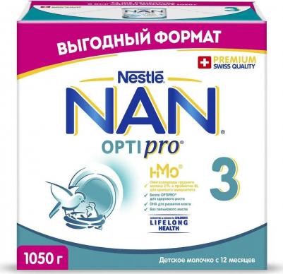 NAN 3, 1050 г (детская смесь)