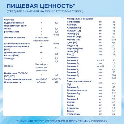 Гипоаллергенный 1, 400 г (детская смесь) – фото 2