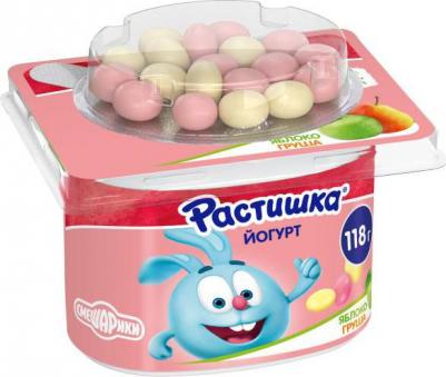 груша-яблоко, с печеньем, 118 г (детский йогурт) – фото 18