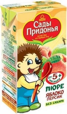 груша-персик-яблоко, с творогом, 125 г (детское пюре) – фото 13