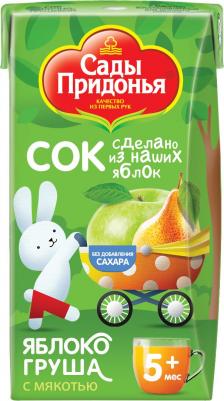 груша-яблоко, 125 мл (сок для детского питания) – фото 4