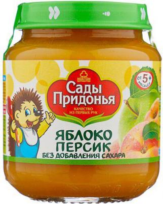 персик-яблоко, 120 г (детское пюре) – фото 5