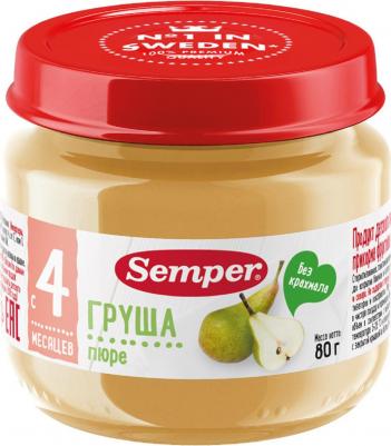 груша, 80 г (детское пюре) – фото 1